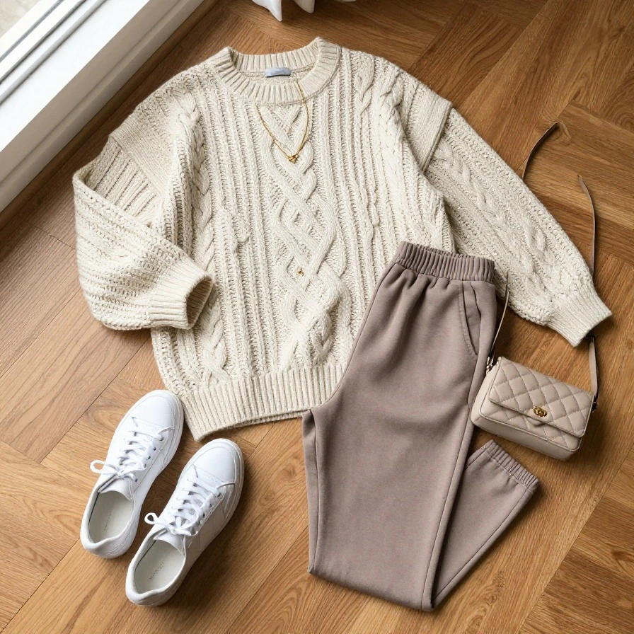 Oversized Knit Set