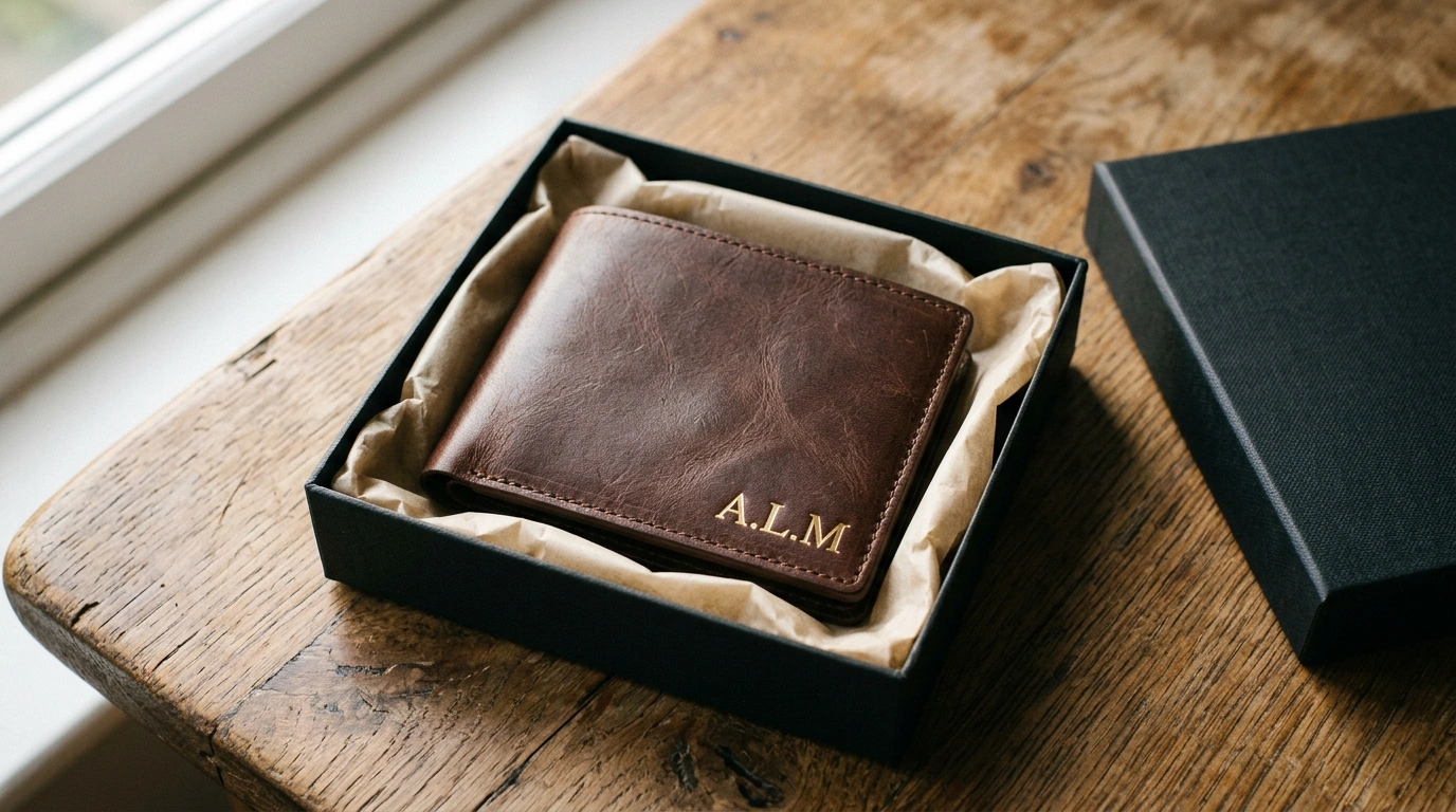 Personalized Leather Wallet