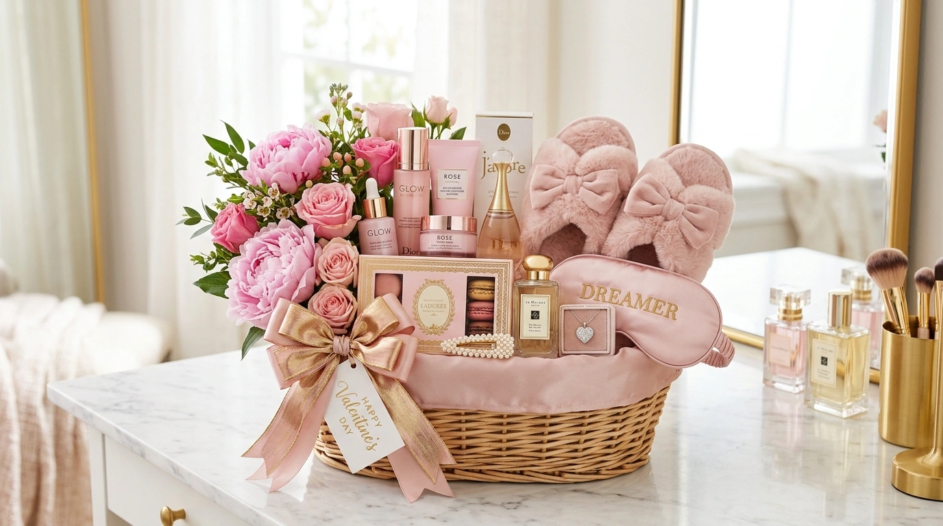 Pink Glam Basket