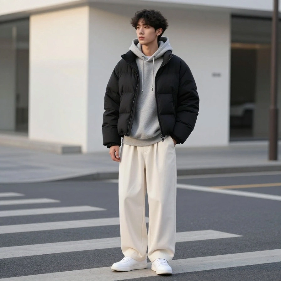 Puffer Contrast