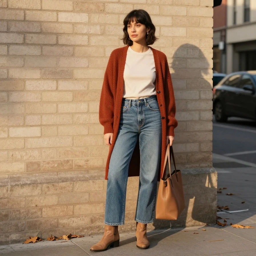 Relaxed Denim Layers