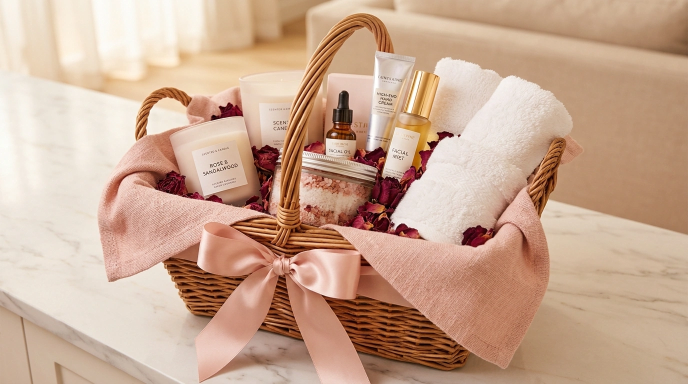 Romantic Spa Basket