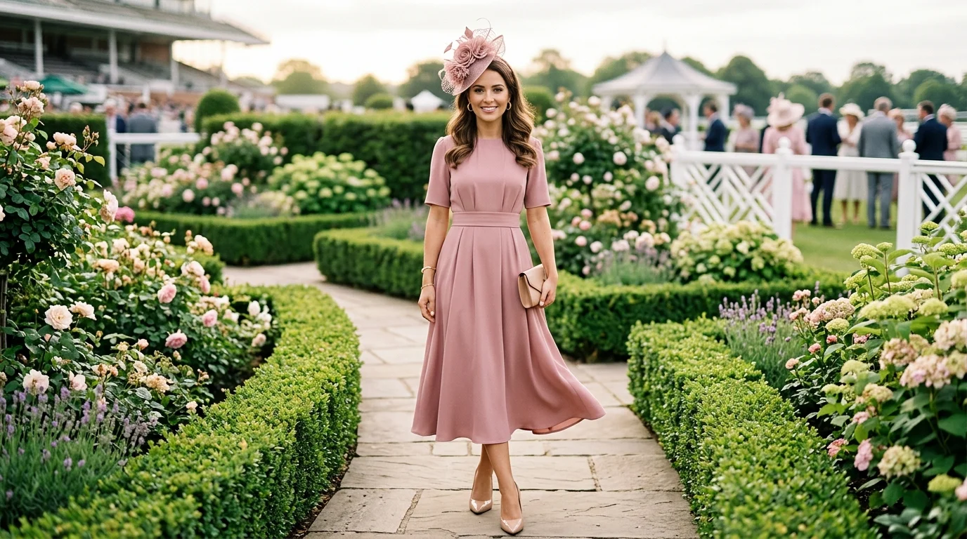 Rose Belted Dress