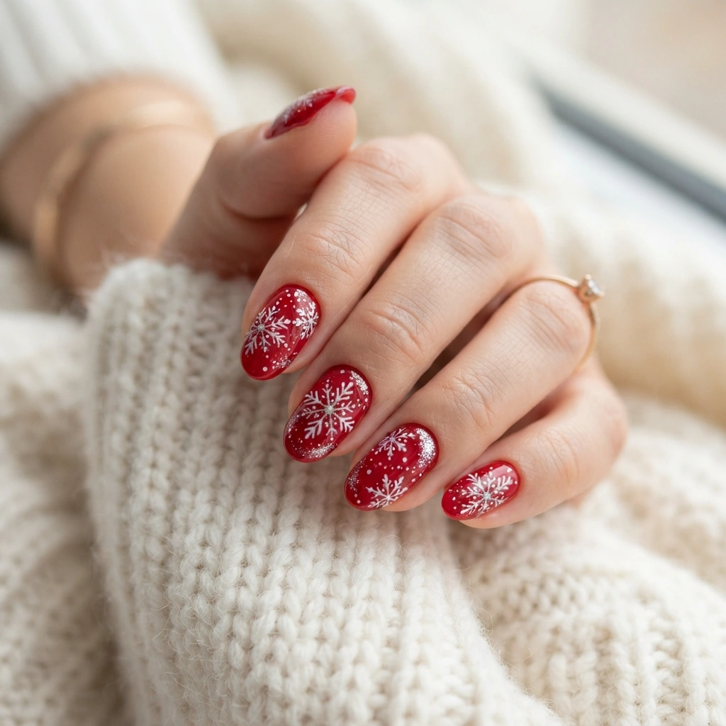 Ruby Snowflakes