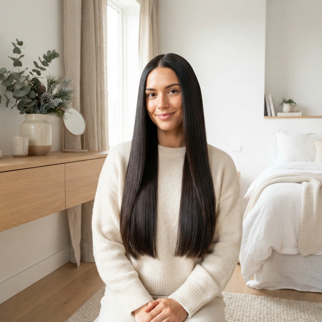 Straight Glass Hair