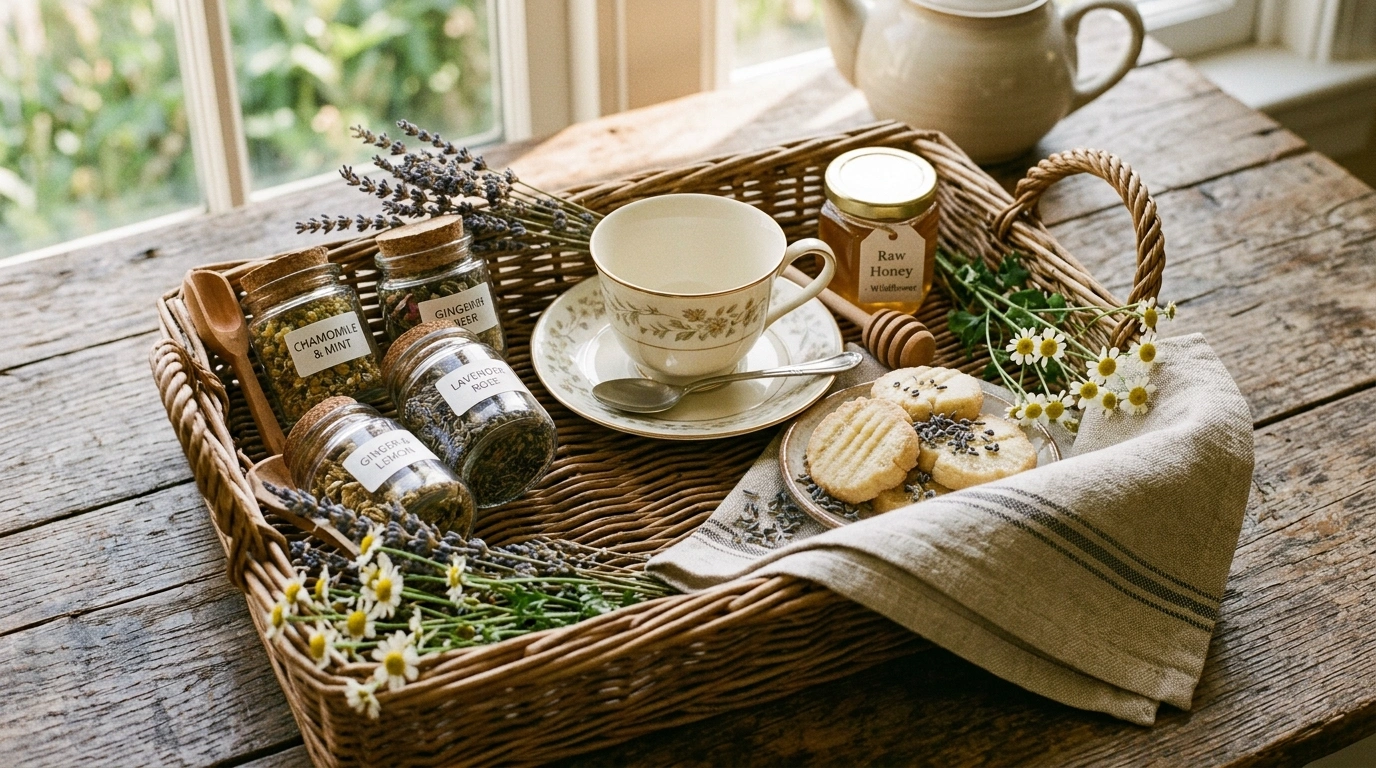 Tea Time Basket