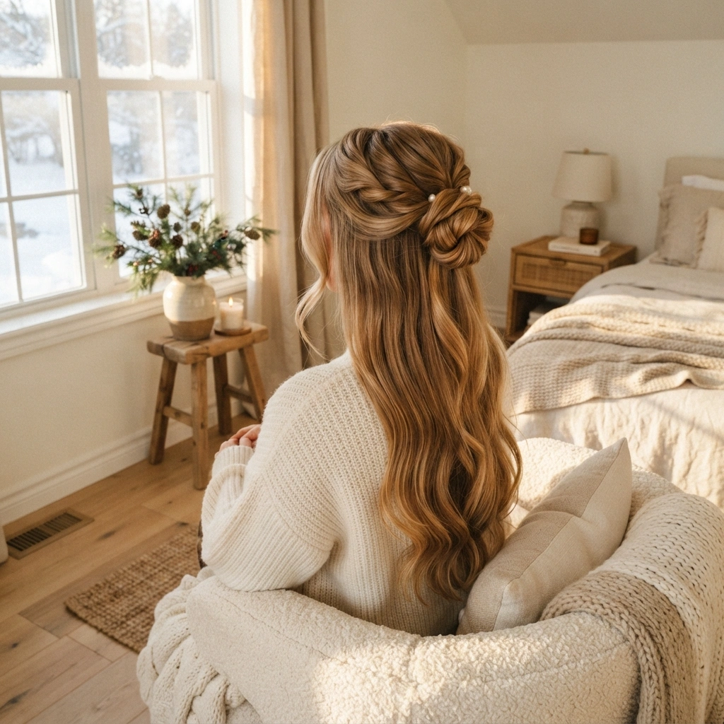 Twisted Half Bun