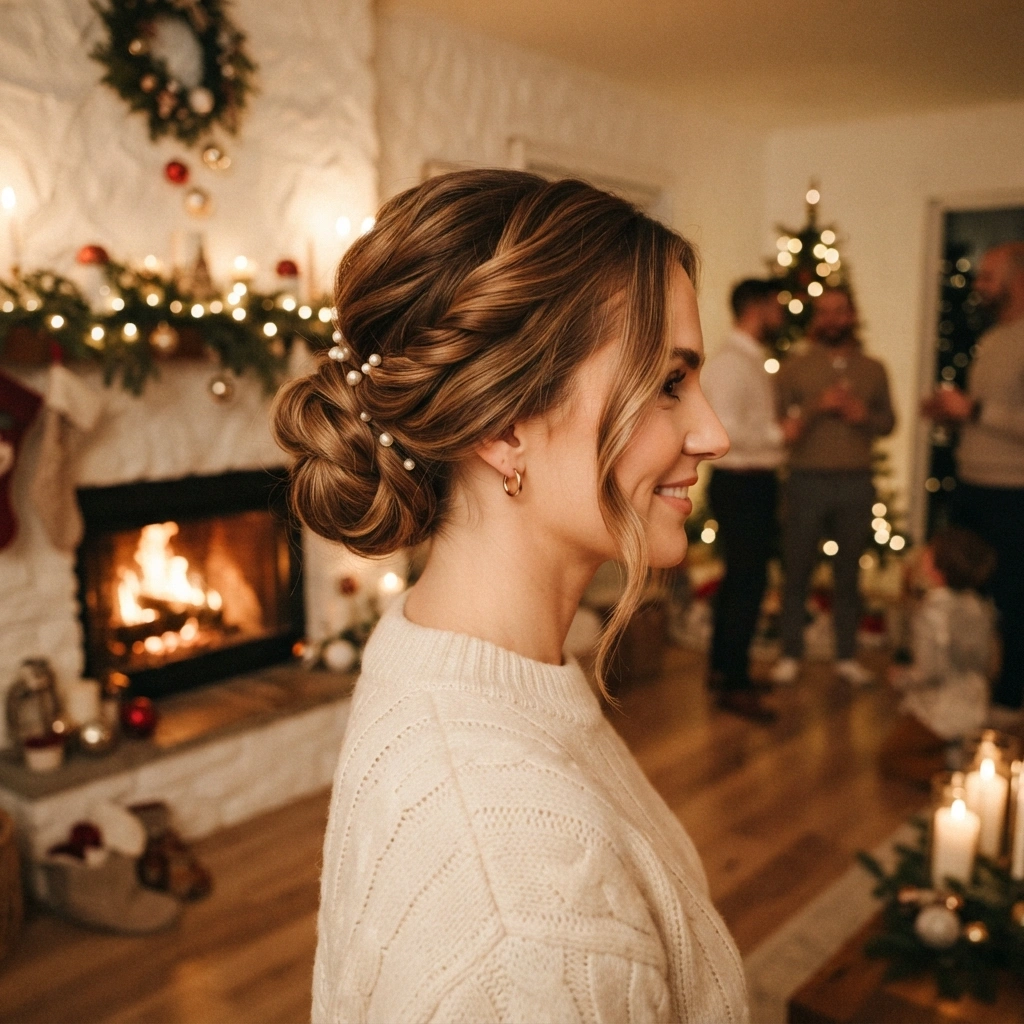 Twisted Low Bun