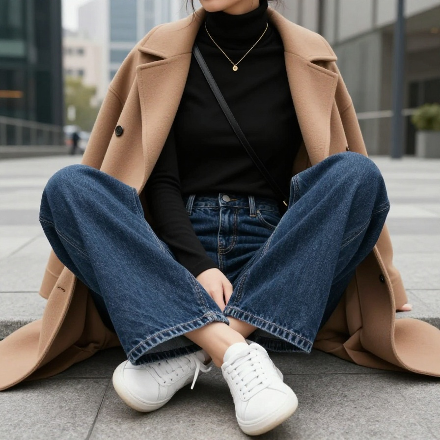Wide-Leg Denim
