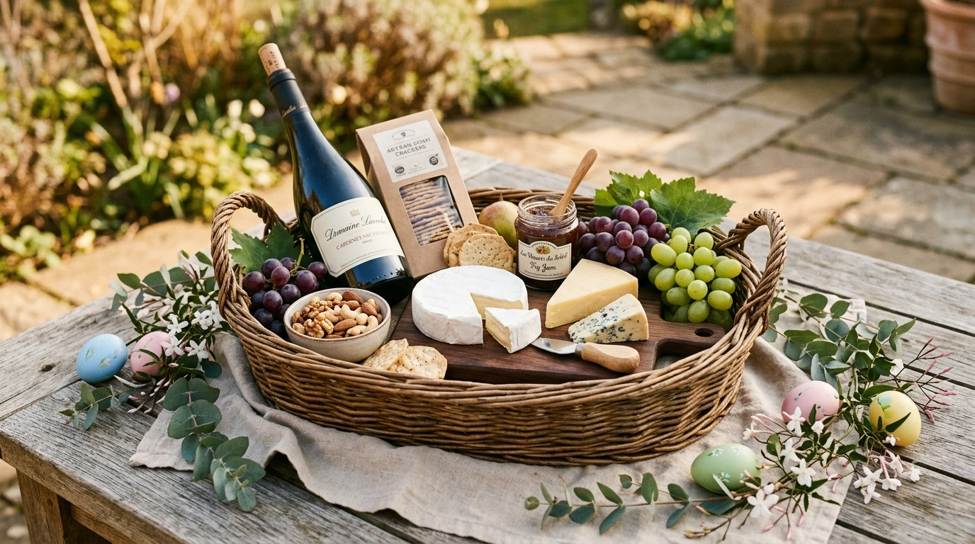 Wine & Cheese Basket