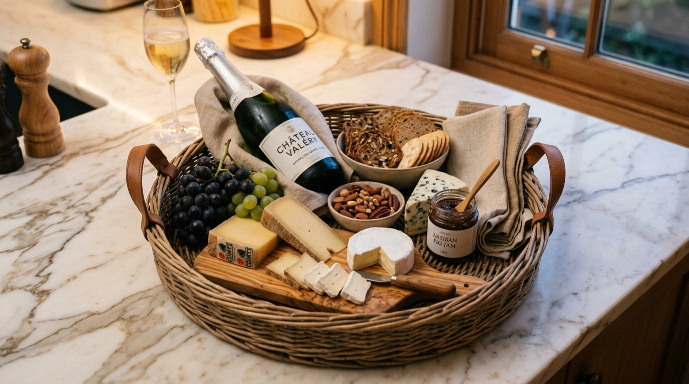 Wine & Cheese Basket