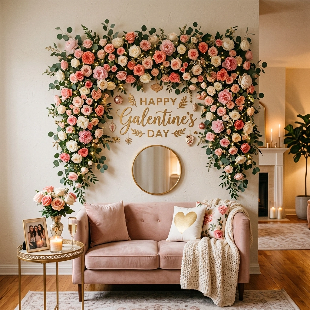 13. Rose Wall Decor