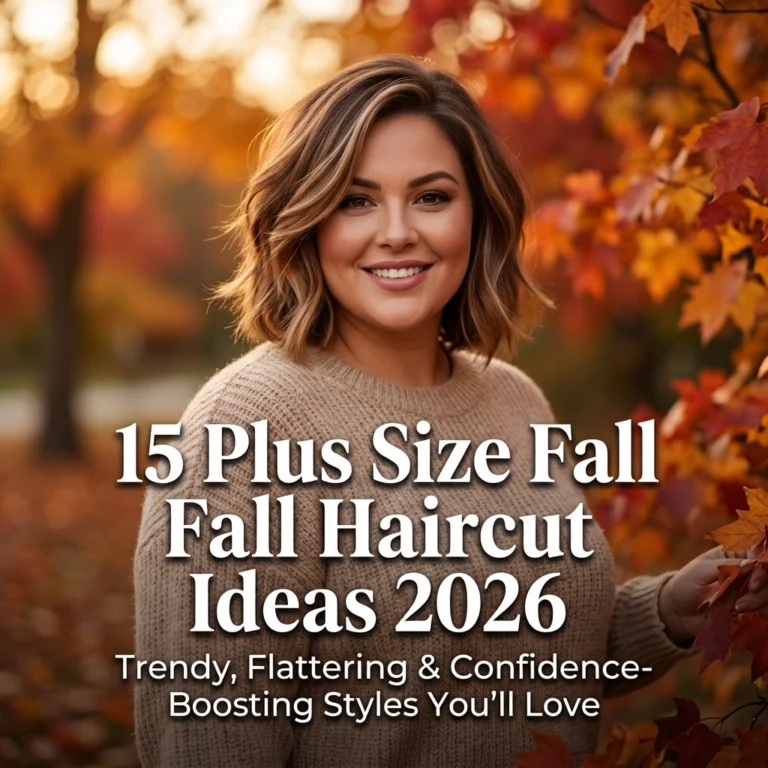 15 Plus Size Fall Haircut Ideas 2026 Trendy Inspo