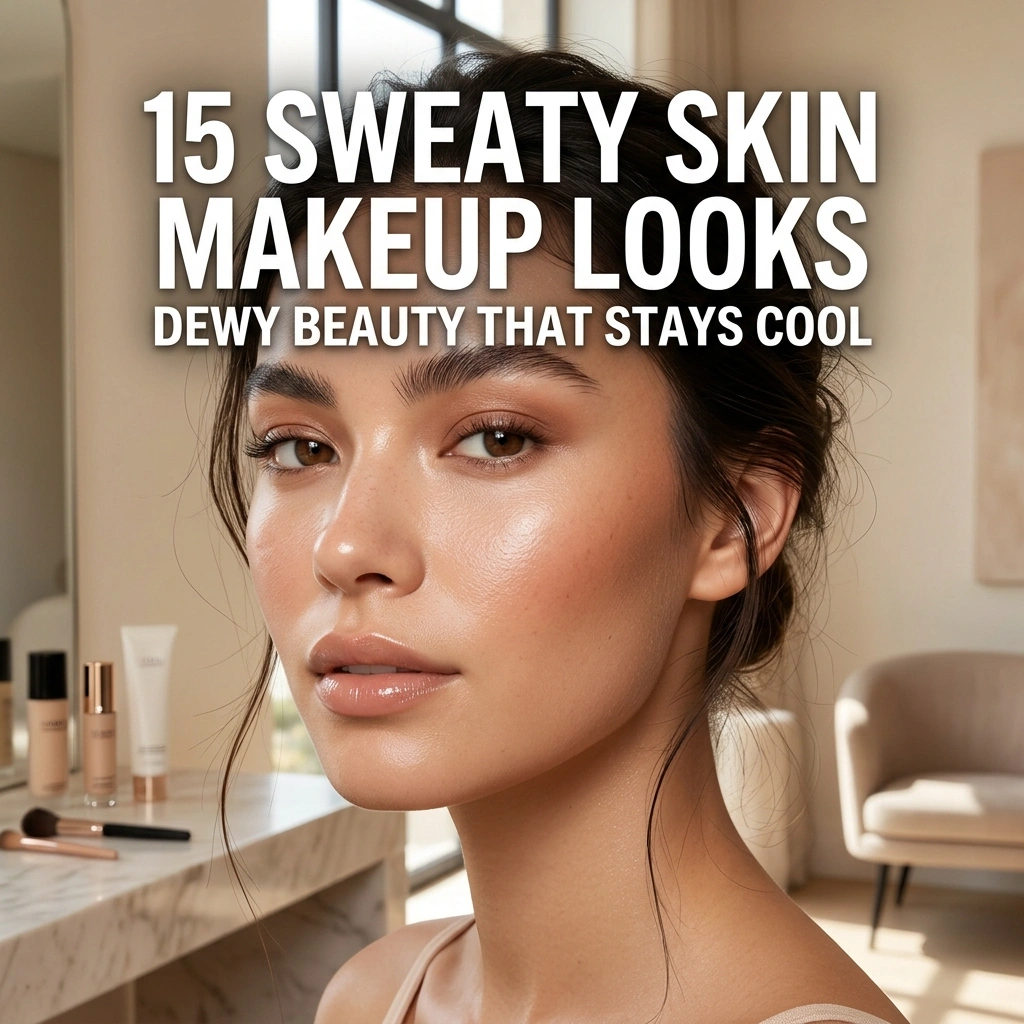 15 Sweaty Skin Makeup Looks That Make Dewy Beauty Cool