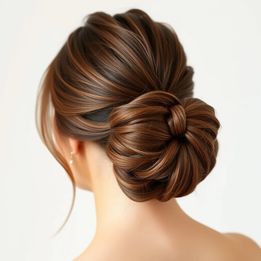 Wrapped Pony Updo - 15 Medium Length Updos That Look So Chic