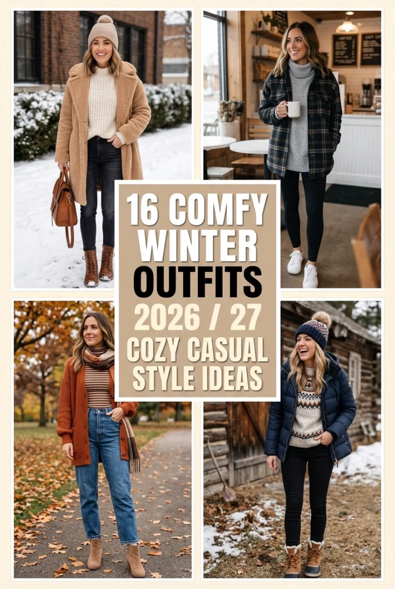 16 Comfy Winter Outfits 2026 27 Cozy Casual Style Ideas