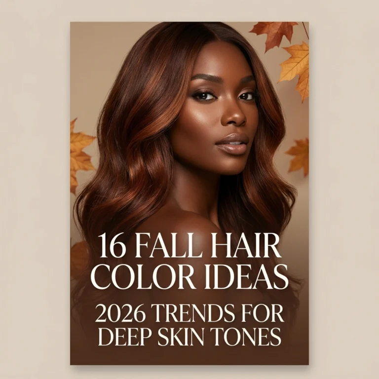 16 Fall Hair Color Ideas 2026 Deep Skin Tone Trends