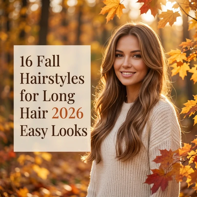 16 Fall Hairstyles for Long Hair 2026 Easy Looks.