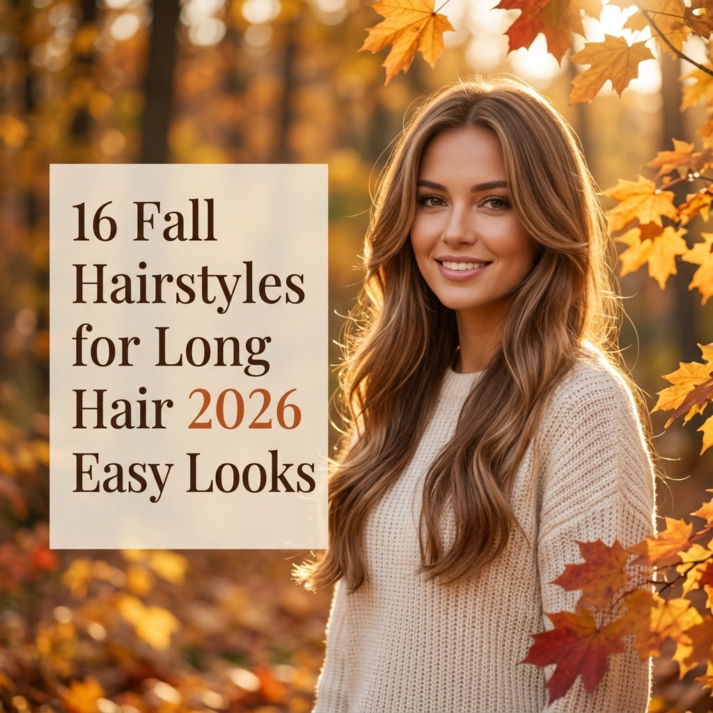 16 Fall Hairstyles for Long Hair 2026 Easy Looks.