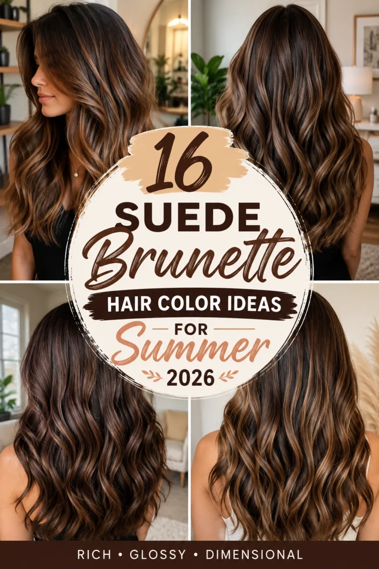 16 Suede Brunette Hair Color Ideas for Summer 2026
