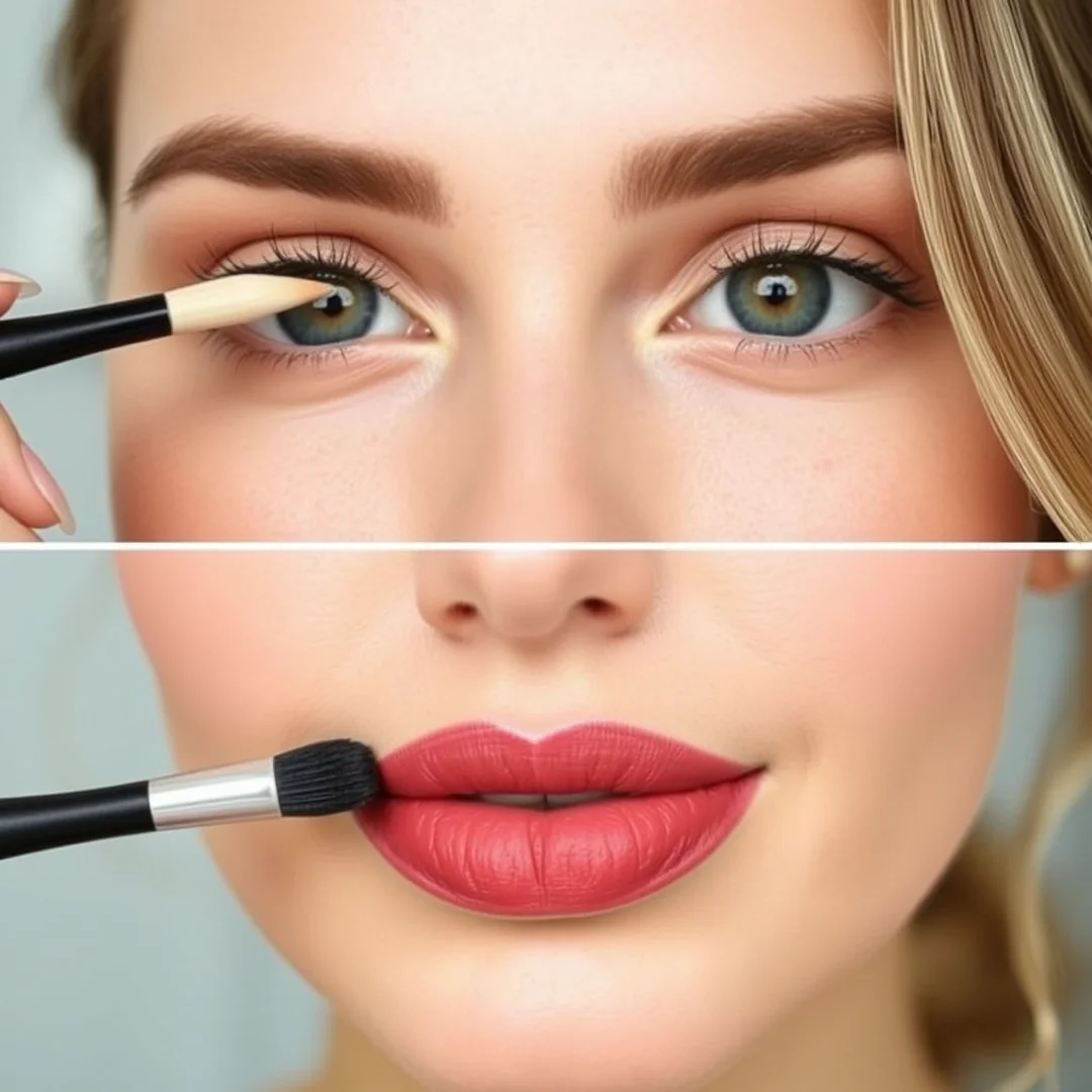 Concealer Edge Cleanup - 16 Cloud Lip Makeup Ideas for a Soft Summer Finish
