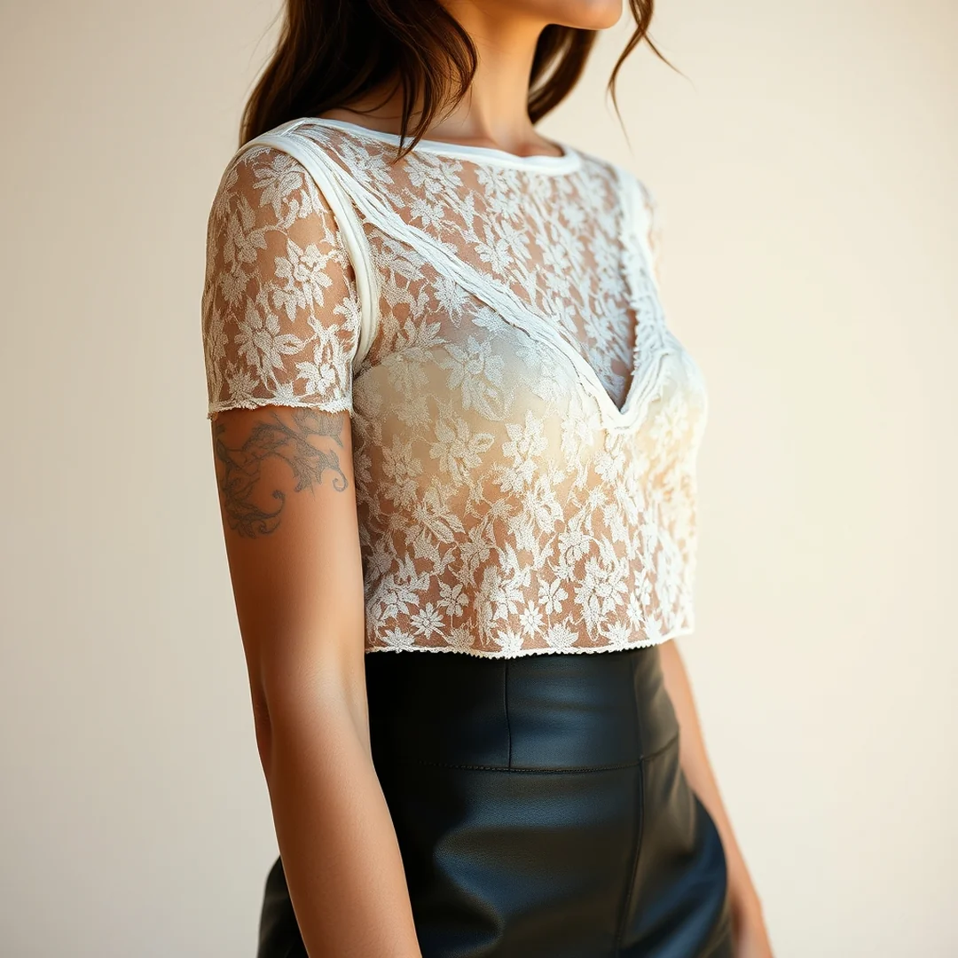 Lace and Leather - 16 Soft & Edgy Alternative Outfits to Try Now