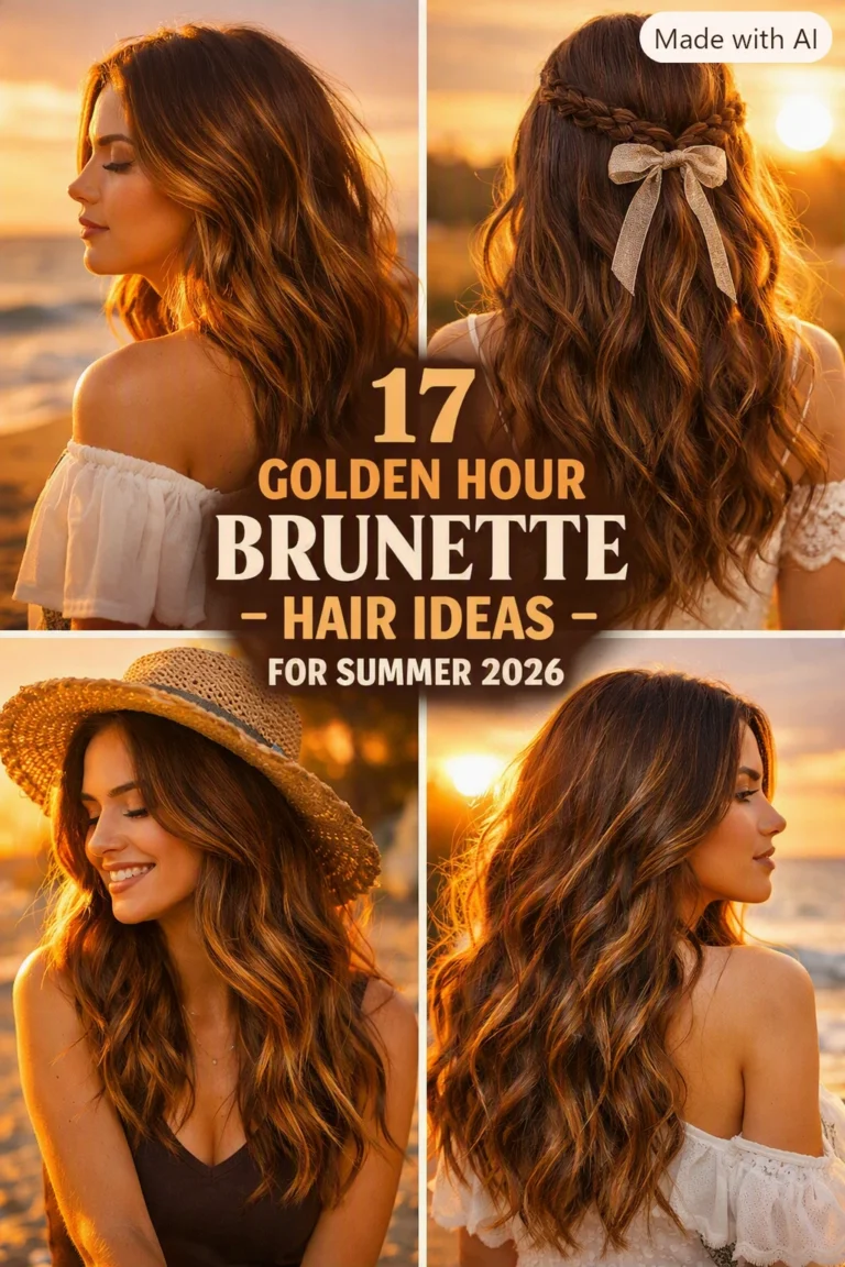 17 Golden Hour Brunette Hair Ideas for Summer 2026