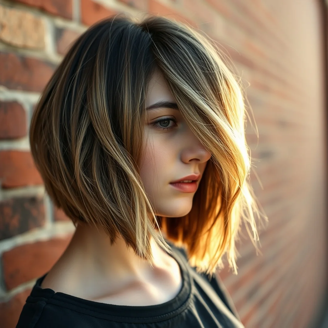 Choppy End Bob - 17 Cute Haircuts for Teens That Are Easy to Style