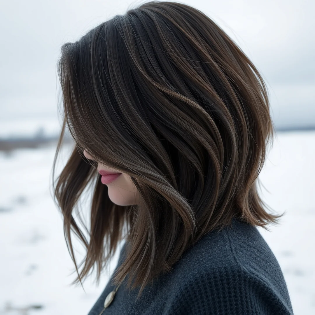 Icy Dark Tones - 17 Dark Winter Hair Colors 2026 27 Best Ideas