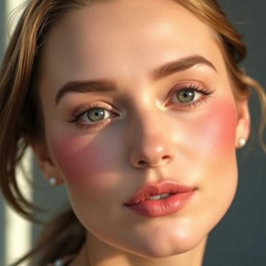 Round Face Placement - 17 High Placement Blush Looks That Lift Your Face Instantly