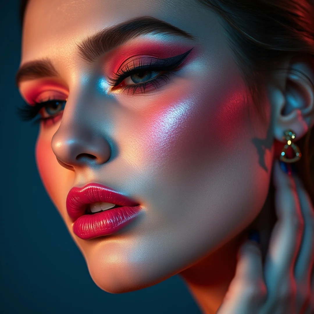 Nighttime Glamour Style - 17 High Placement Blush Looks That Lift Your Face Instantly
