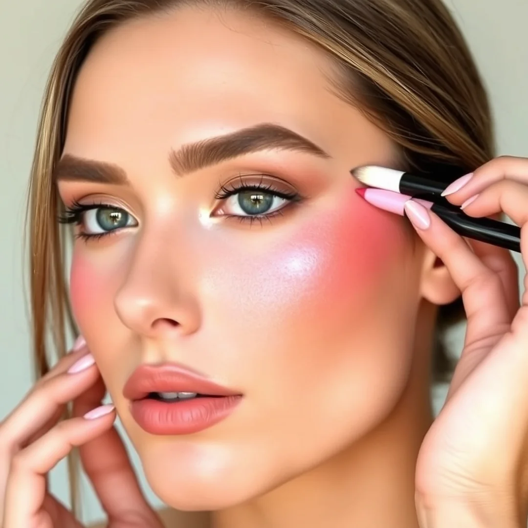High Placement Blush Strategy - 17 High Placement Blush Looks That Lift Your Face Instantly