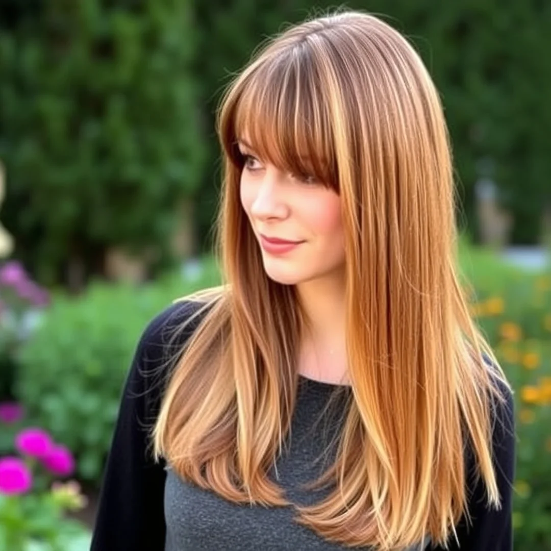 Classic Long Curtain Bangs - 17 Long Curtain Bangs Straight Styles to Try