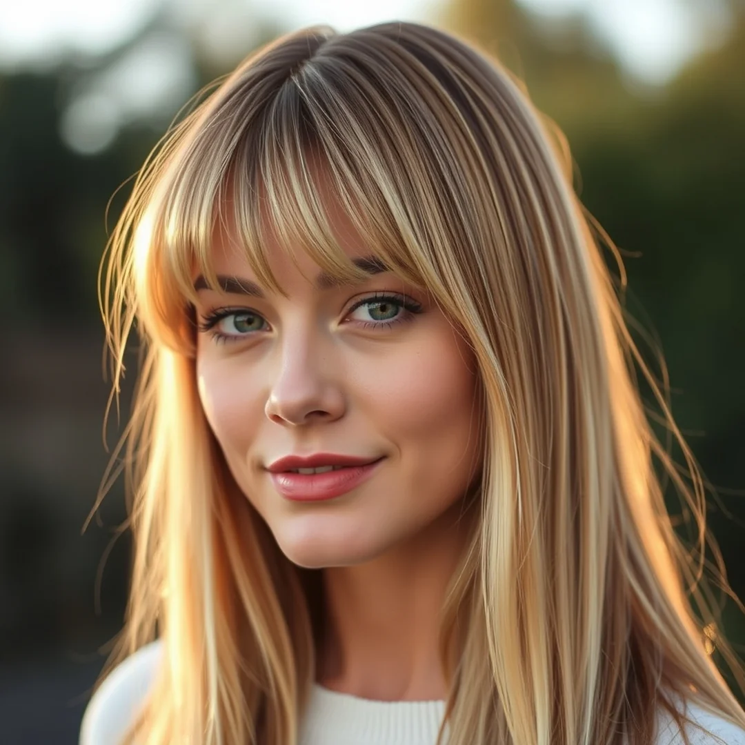 Soft Wispy Bangs - 17 Long Curtain Bangs Straight Styles to Try