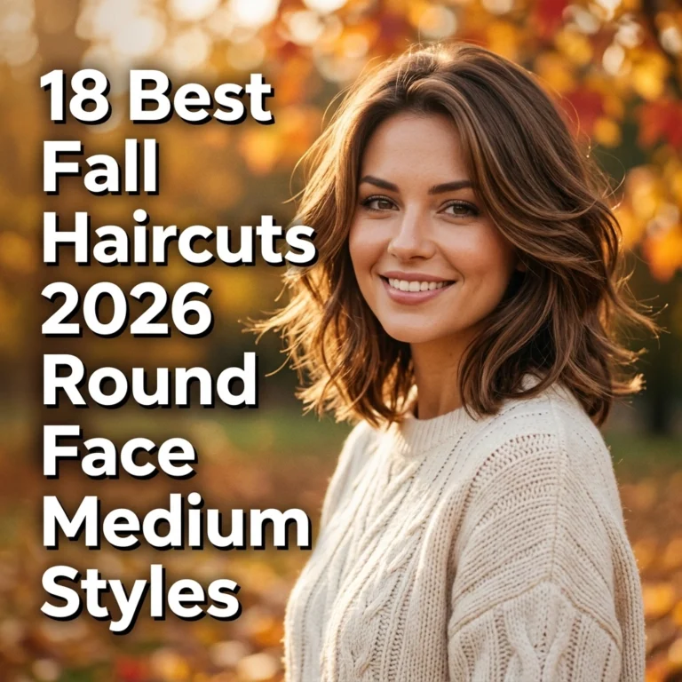 18 Best Fall Haircuts 2026 Round Face Medium Styles