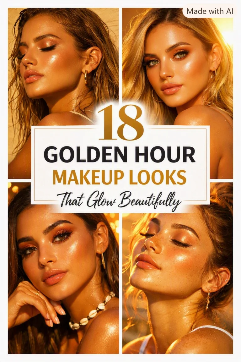 18 Golden Hour Makeup Looks That Glow Beautifully