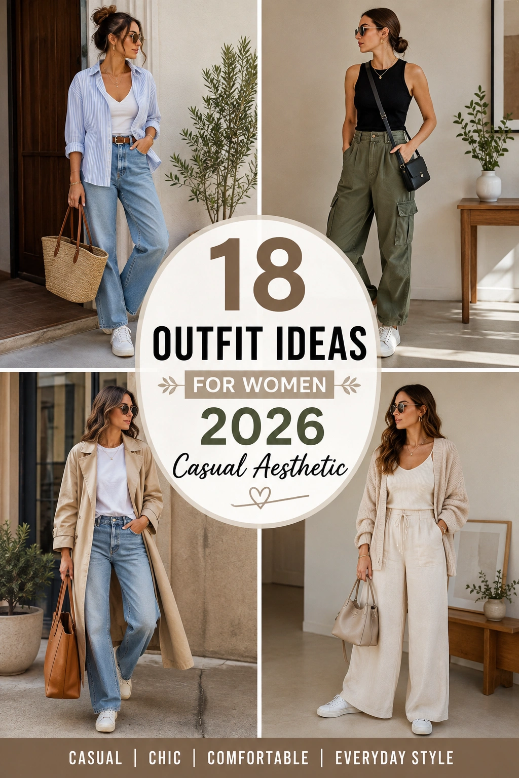 18 Outfit Ideas for Women 2026 Casual Aesthetic