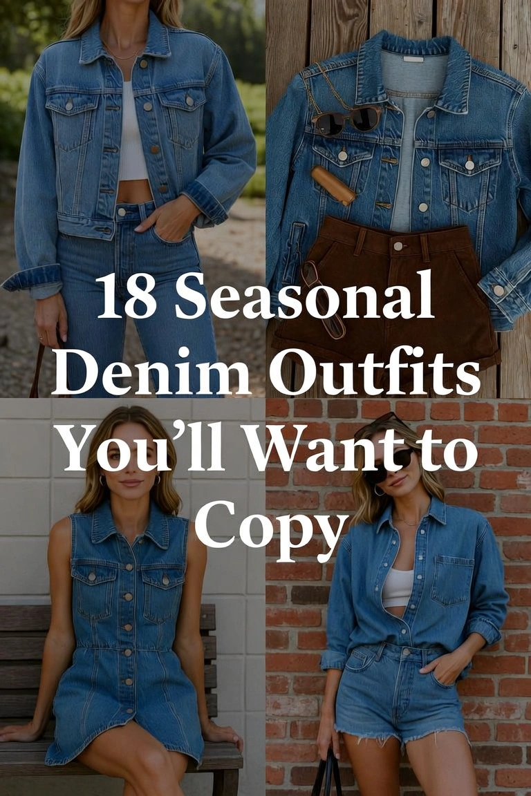 18 Seasonal Denim Outfits You’ll Want to Copy