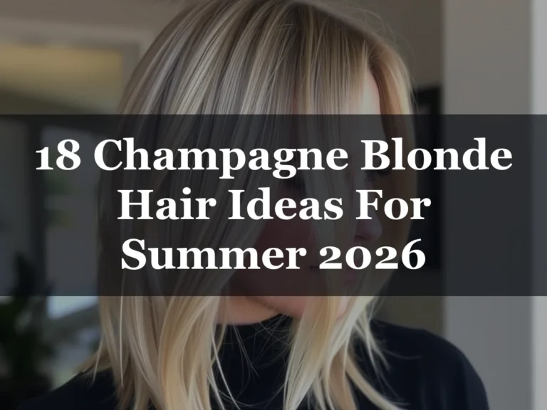 18 Champagne Blonde Hair Ideas For Summer 2026 - 18 Champagne Blonde Hair Ideas for Summer 2026