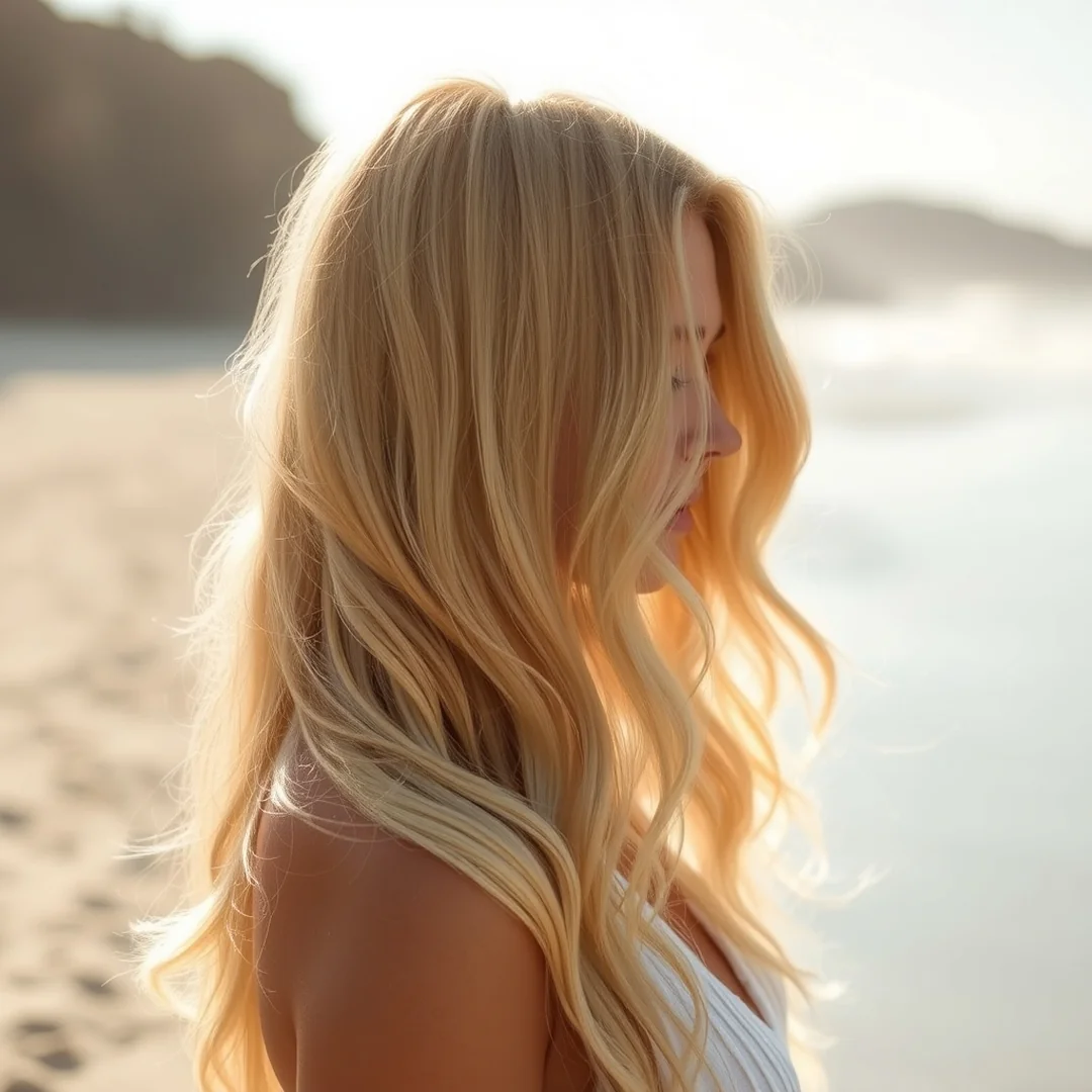 Classic Champagne Balayage - 18 Champagne Blonde Hair Ideas for Summer 2026