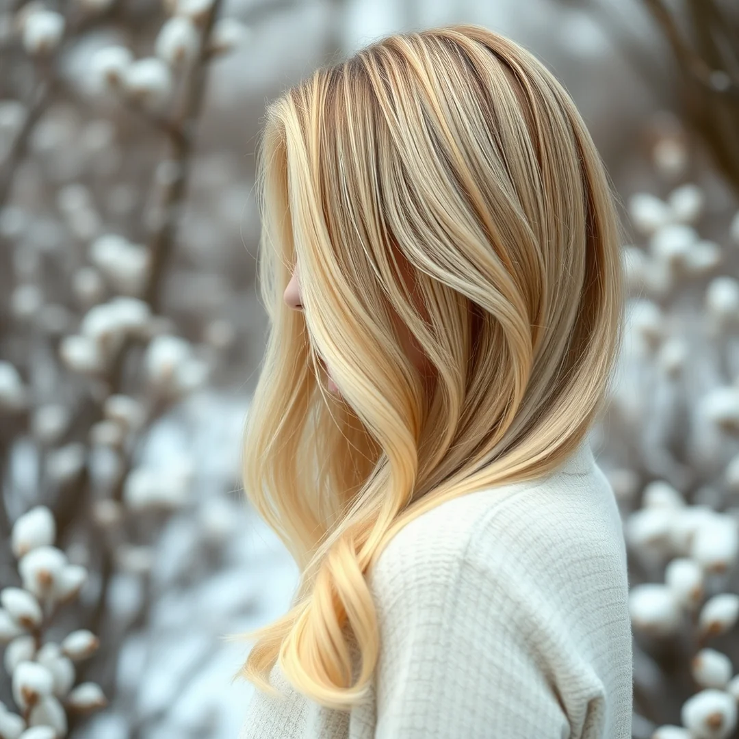 Buttercream Blonde Highlights - 18 Fall & Winter Hair Color 2026 27 Trend Ideas