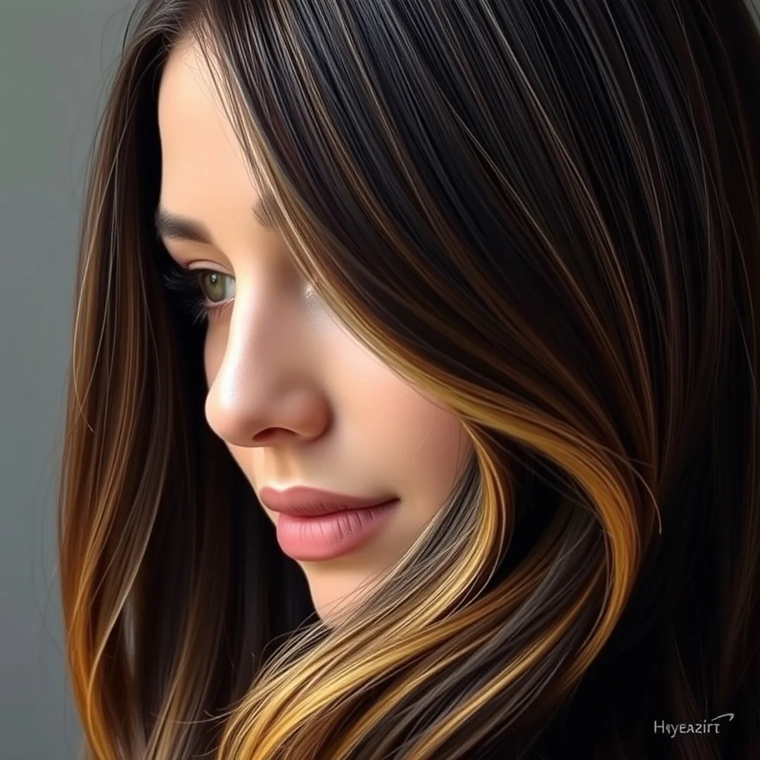 Honey Highlight Placement - 18 Fall & Winter Hair Color 2026 27 Trend Ideas