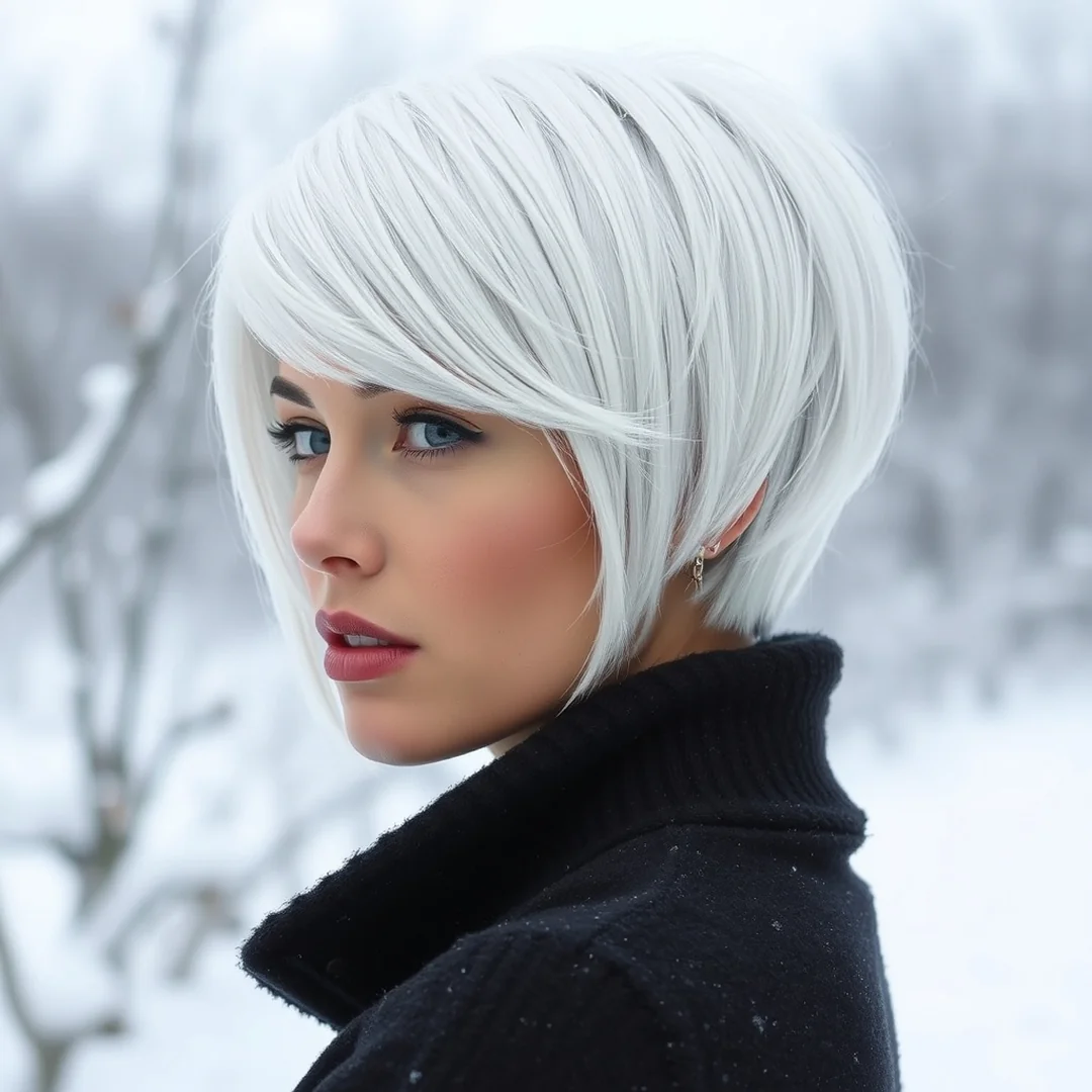 Platinum Winter Ice - 18 Fall & Winter Hair Color 2026 27 Trend Ideas