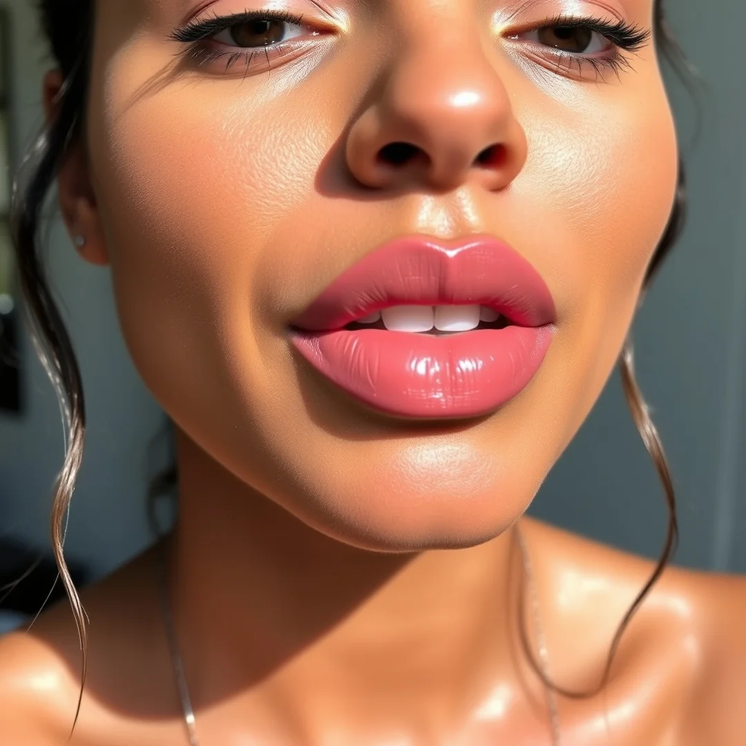 Gloss Over Lipstick - 18 Glossy Lip Looks That Are Everywhere This Summer