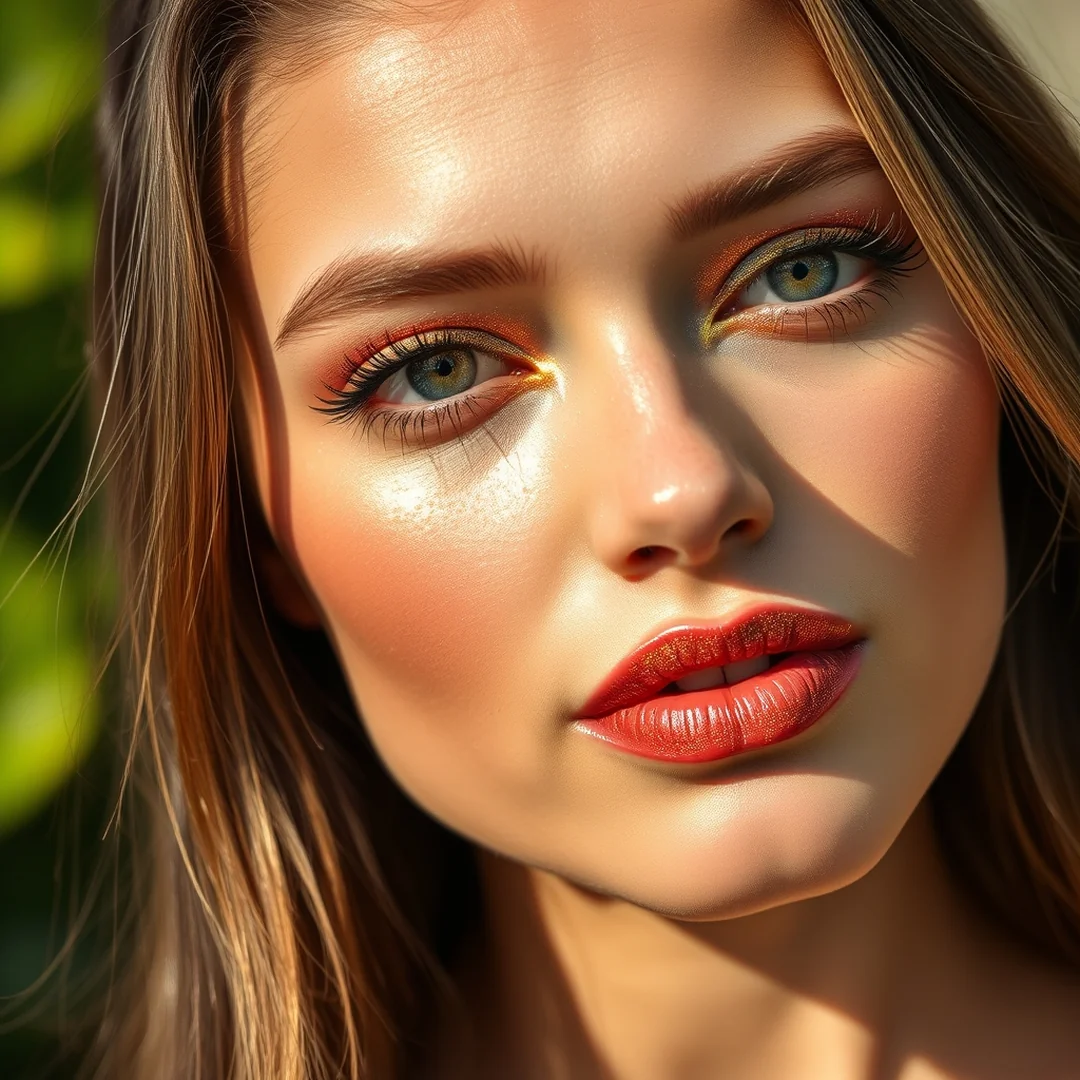 Metallic Gloss Accents - 18 Glossy Lip Looks That Are Everywhere This Summer