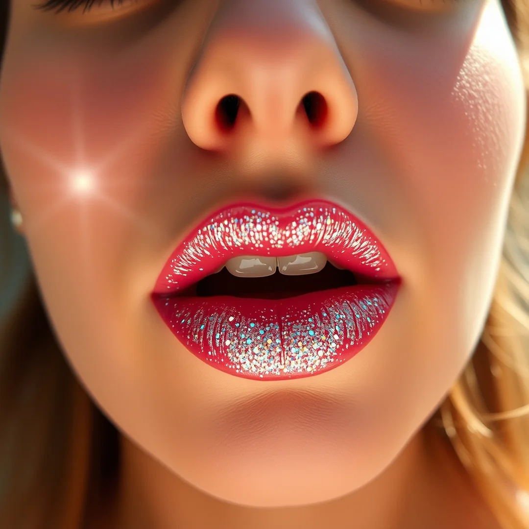 Y2K Glitter Gloss - 18 Glossy Lip Looks That Are Everywhere This Summer