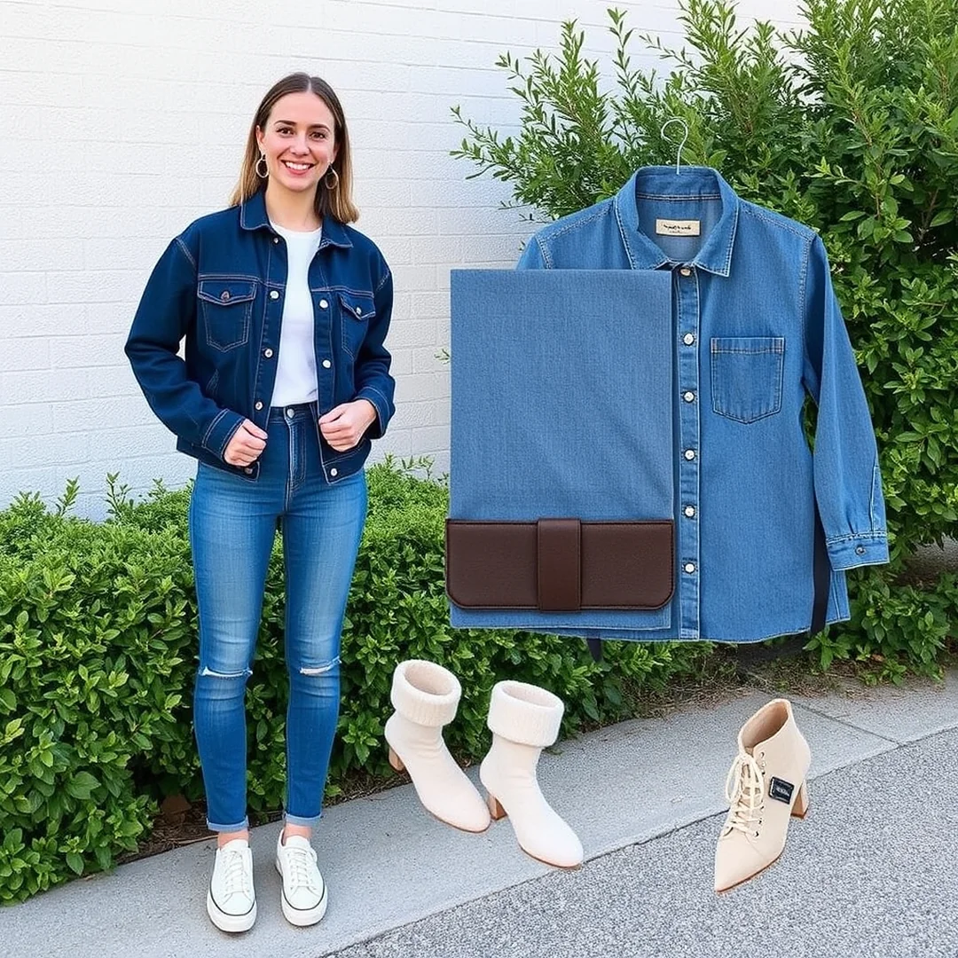 Minimalist Denim Capsule Outfits - 18 Seasonal Denim Outfits You’ll Want to Copy