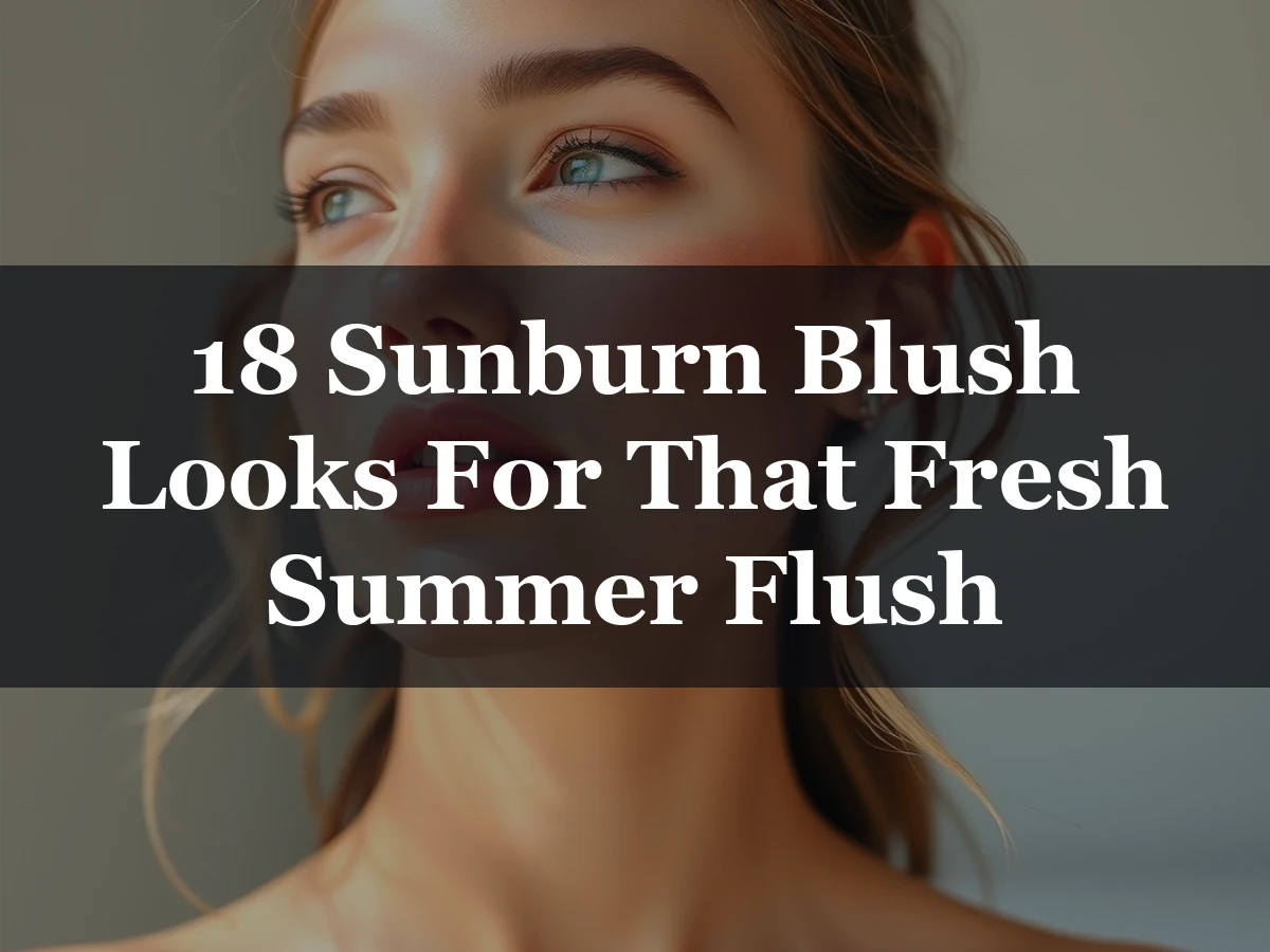 18 Sunburn Blush Looks For That Fresh Summer Flush - 18 Sunburn Blush Looks for That Fresh Summer Flush