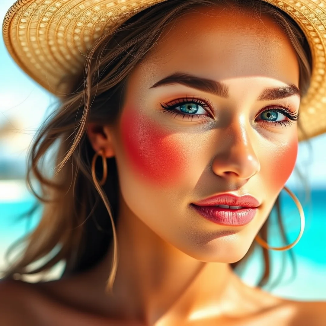 Bold Vacation Style - 18 Sunburn Blush Looks for That Fresh Summer Flush