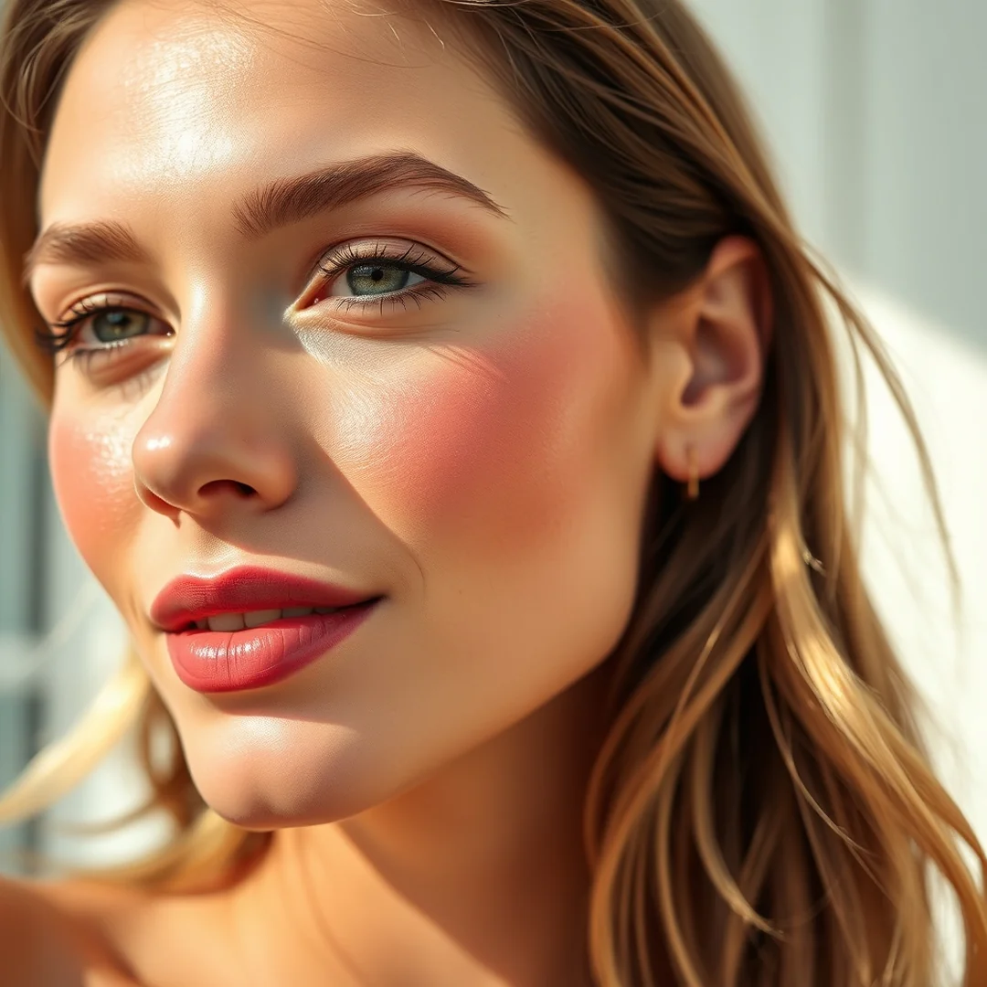 Luminous Sunburn Blush - 18 Sunburn Blush Looks for That Fresh Summer Flush